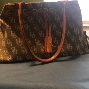 Cream and beige Dooney and Bourke bag- so cute!